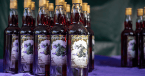 A collection of mead wine