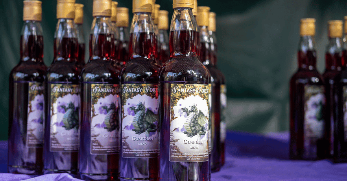 A collection of mead wine