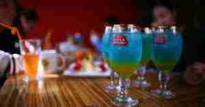 An image of Stella Artois on its glass