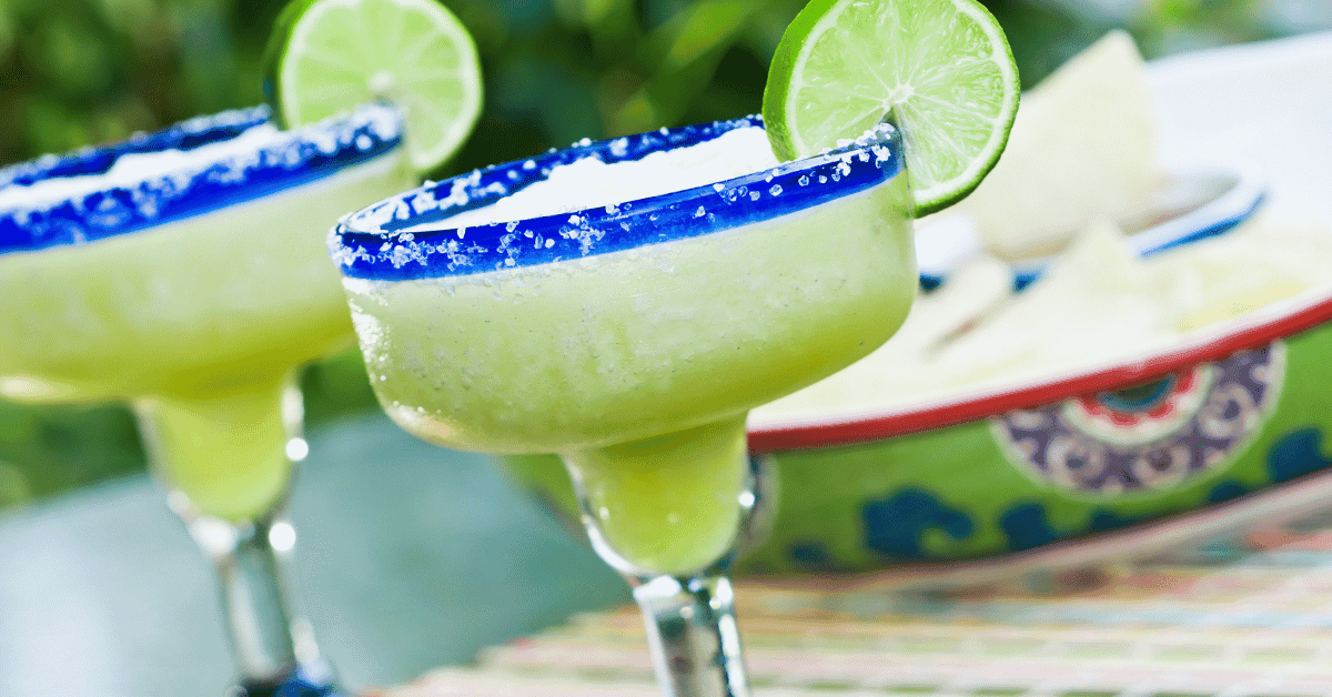 Are Margaritas Gluten-Free? Two glasses of lime margaritas