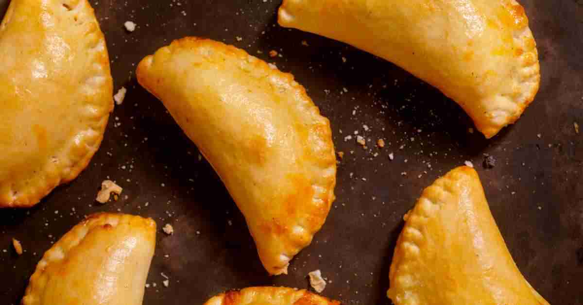 Top view image of calzones made from gluten-free calzone recipes