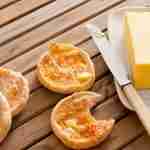 An image of English Muffins that are made from gluten-free English muffins recipes