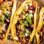 An image of savory tacos for gluten-free Mexican recipes