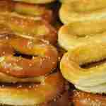 A stack of pretzels made from gluten-free pretzels recipes