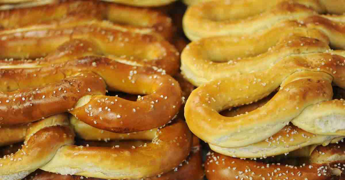 A stack of pretzels made from gluten-free pretzels recipes