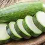 Fresh zucchinis used in gluten-free zucchini recipes