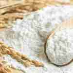 An image of rice flour used in different Krusteaz gluten-free flour bread recipes