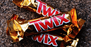 Are Twix Gluten-Free? An image of three Twix chocolate bars