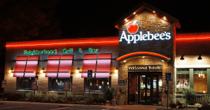 Gluten-Free at Applebee's? A photograph of Applebees building at night